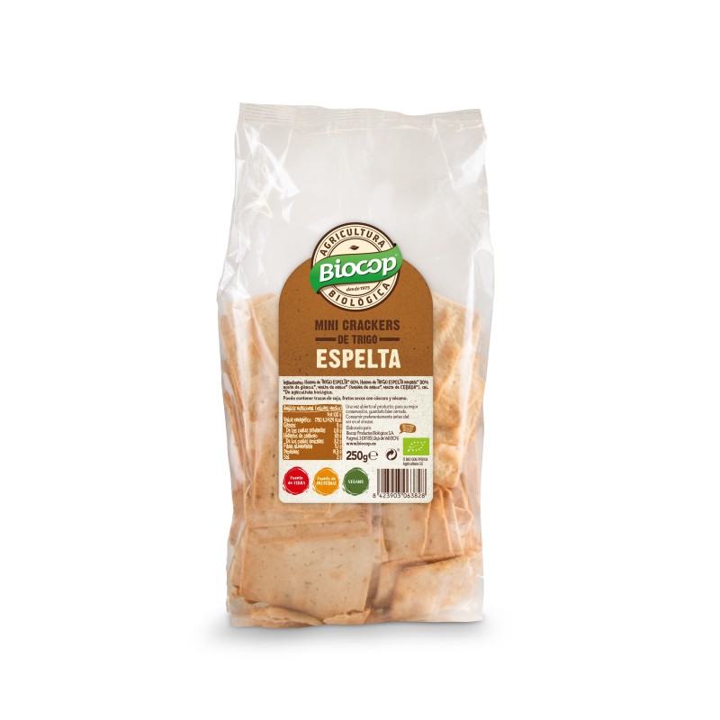 jaleas y energeticos MINI CRACKERS DE TRIGO ESPELTA 250G BIO