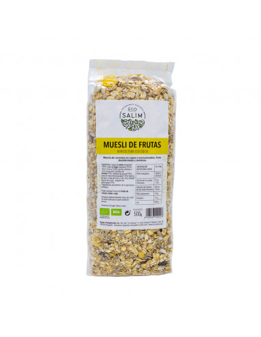 copos, mueslis y salvados MUESLI FRUTAS 500 GR.