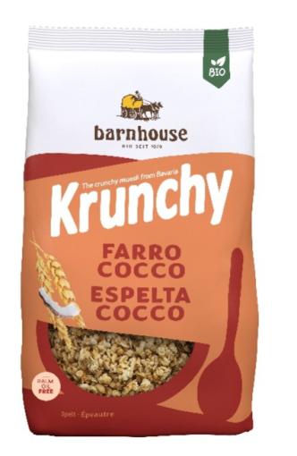 copos, mueslis y salvados MUESLI KRUNCHY ESPELTA COCO BIO 600G