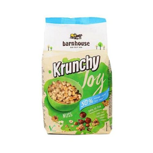 copos, mueslis y salvados MUESLI KRUNCHY JOY AVELLANAS BARNHOUSE 375G