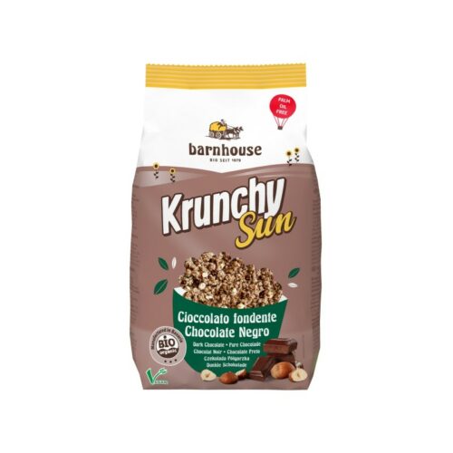 copos, mueslis y salvados MUESLI KRUNCHY SUN CHOCO NEGRO Y AVELLANA 375 G BIO