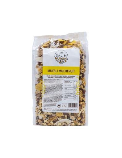 copos, mueslis y salvados MUESLI MULTIFRUIT 375 GR,