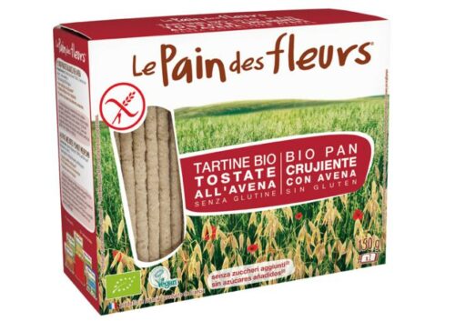 pan PAN DE FLORES CON AVENA SIN GLUTEN BIO, 150 g