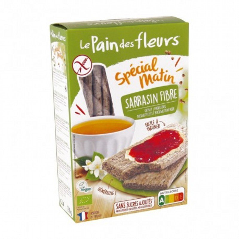 jaleas y energeticos PAN DE FLORES ESPECIAL MATIN TRIGO SARRACENO 230GR