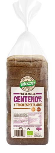 jaleas y energeticos PAN DE MOLDE DE CENTENO Y TRIGO ESPELTA  400G