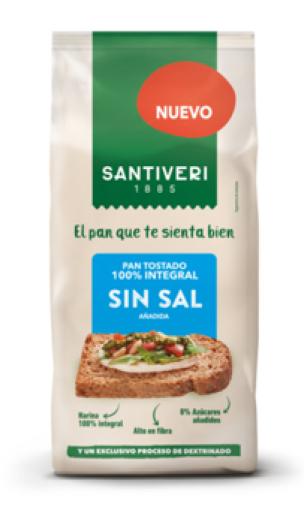 jaleas y energeticos PAN TOSTADO 100% INTEGRAL SIN SAL 200G