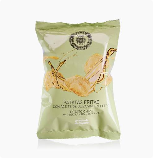 aperitivos y frutos secos PATATAS FRITAS CON AOVE 100G