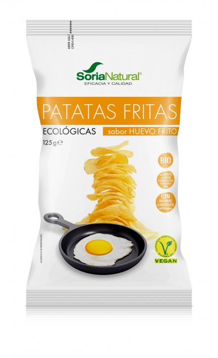 aperitivos y frutos secos PATATAS FRITAS ECO SABOR HUEVO 125G