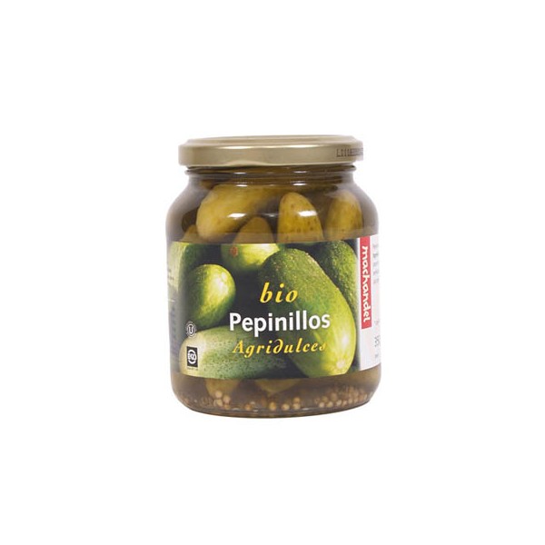 jaleas y energeticos PEPINILLOS AGRIDULCES BIO 350G