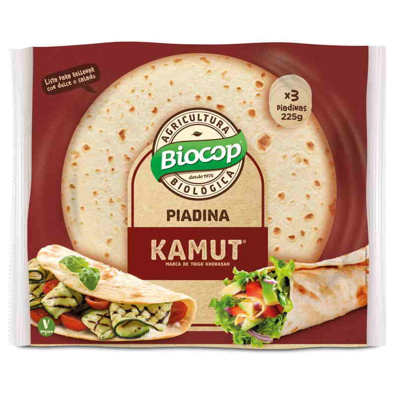 jaleas y energeticos PIADINA KAMUT BIO 225 G