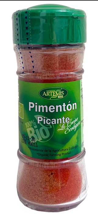 jaleas y energeticos PIMENTON PICANTE BIO 40 GR