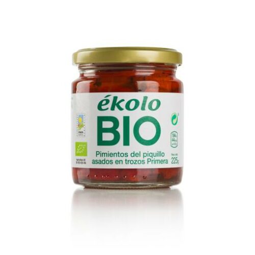 conservas PIMIENTO DEL PIQUILLO EN TROZOS BIO 225G