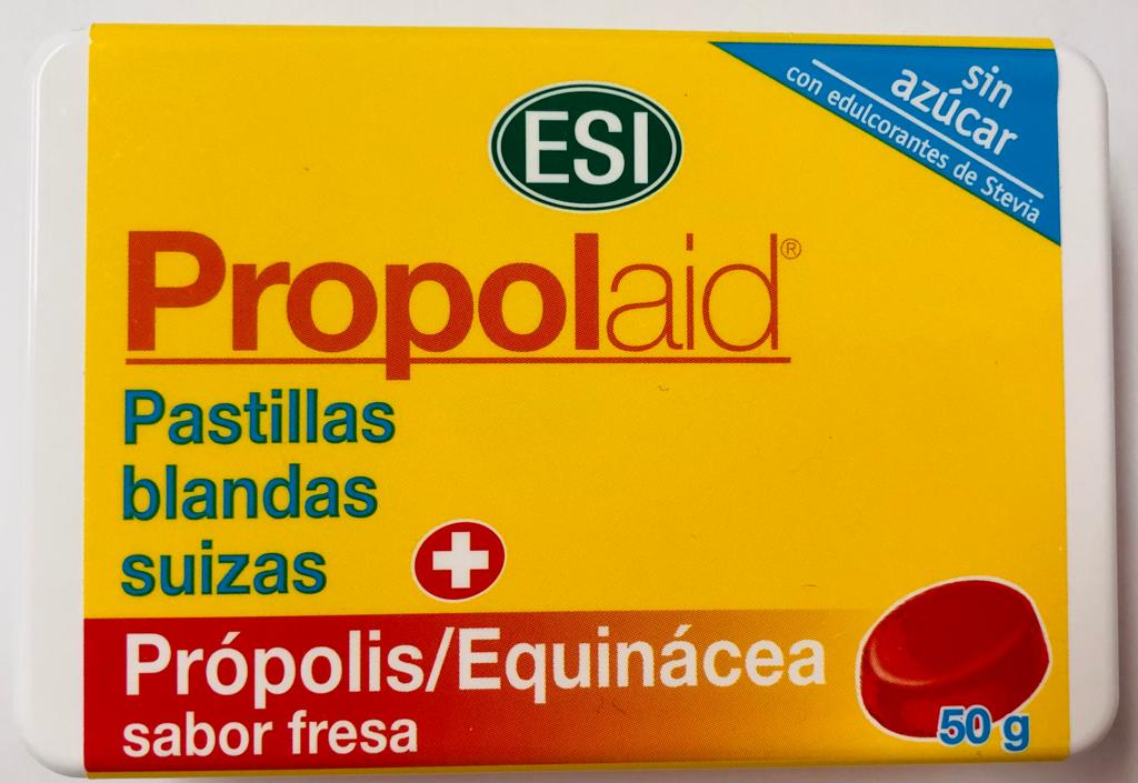 jaleas y energeticos PROPOLAID PASTILLAS DE FRESA SIN AZUCAR +6 AÑOS 50GR