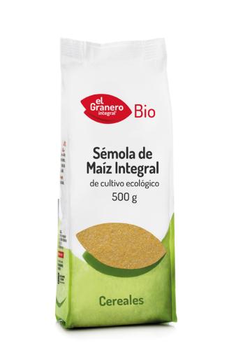 harinas y sémolas SEMOLA DE MAÍZ BIO, 500 g