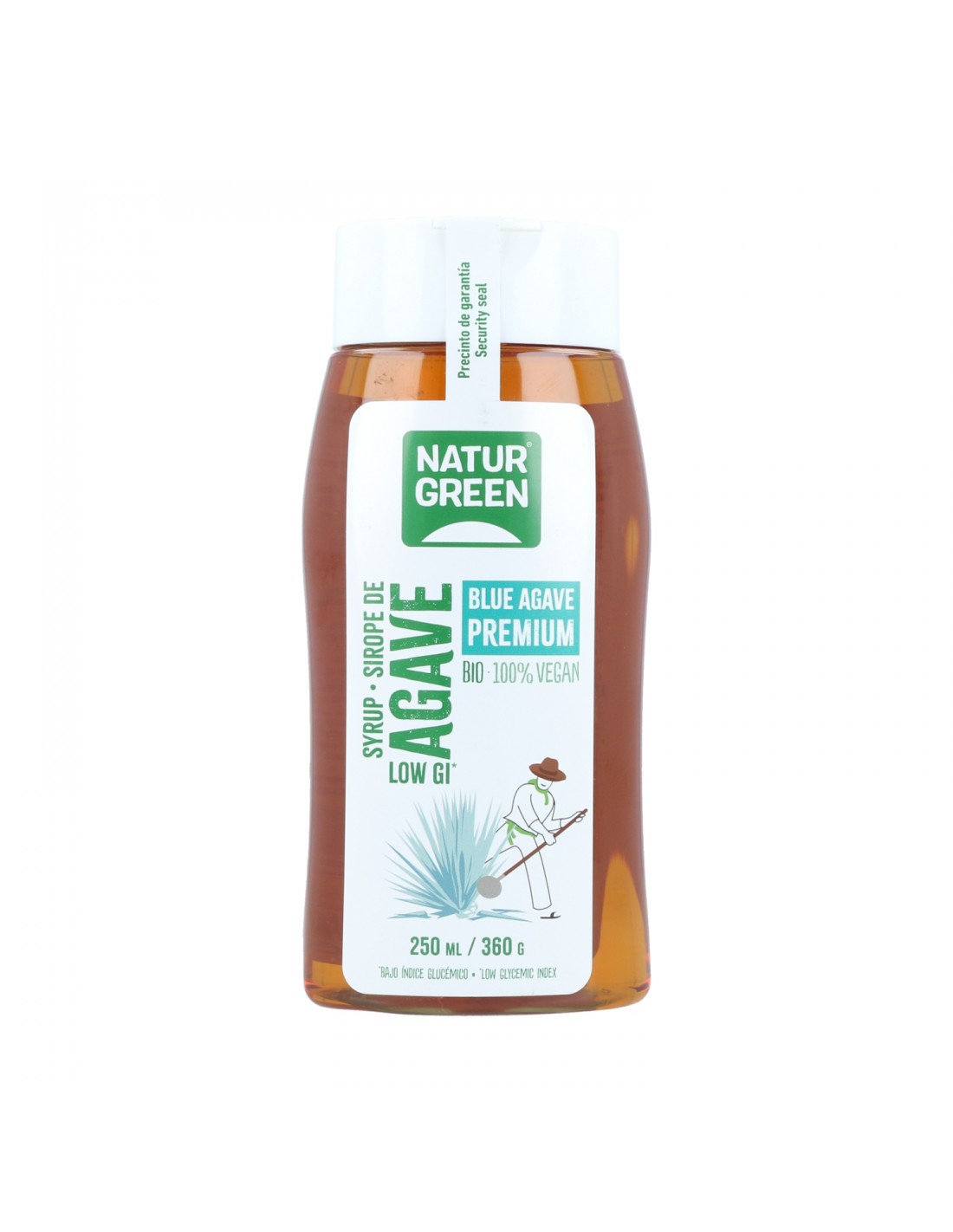 jaleas y energeticos SIROPE DE AGAVE   250 ml/360g BIO S/G