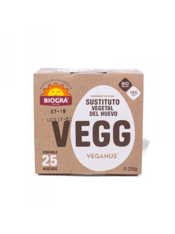 jaleas y energeticos SUSTITUTO VEGETAL DEL HUEVO 250 GR