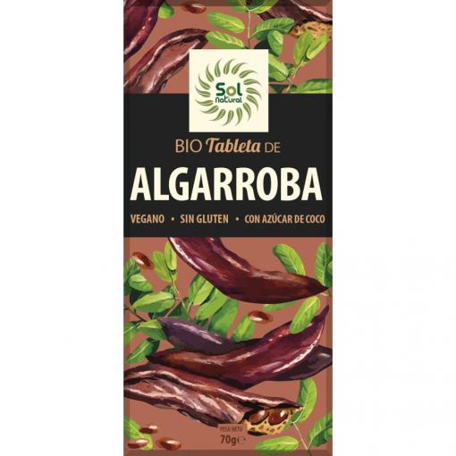 jaleas y energeticos TABLETA DE ALGARROBA BIO S/G 70G