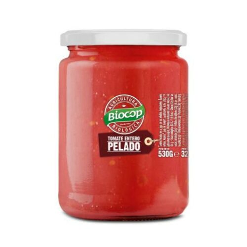 conservas TOMATE ENTERO PELADO 530G BIO