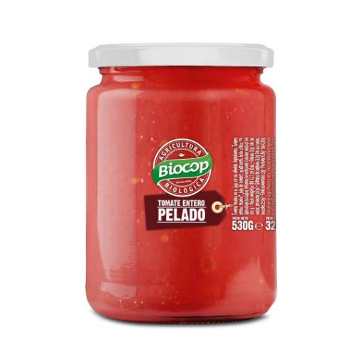 jaleas y energeticos TOMATE ENTERO PELADO 530G BIO