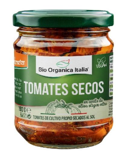 jaleas y energeticos TOMATES SECOS EN ACEITE BIO 190GR