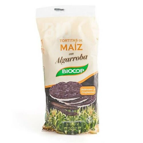 aperitivos y frutos secos TORTITAS MAIZ ALGARROBA BIO 100 G