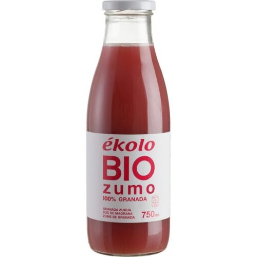 bebidas ZUMO DE GRANADA BIO, 100% EXPRIMIDO,750ML