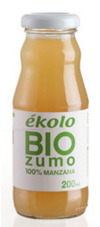 jaleas y energeticos ZUMO DE MANZANA  BIO, 100% EXPRIMIDO,200ML