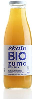 bebidas ZUMO DE PIÑA BIO, 100% EXPRIMIDO,750ML