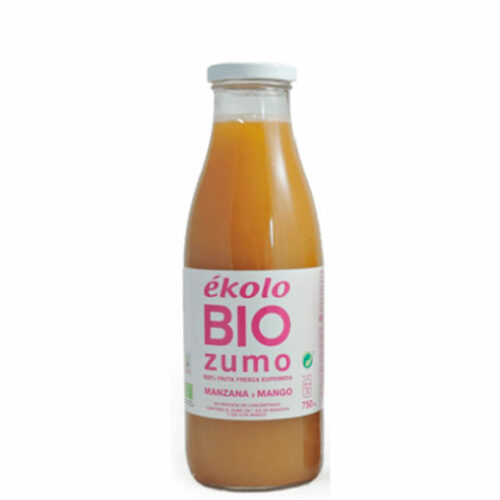 bebidas ZUMO MANZANA-MANGO BIO,100% EXPRIMIDO, 750ML