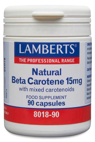 antioxidantes BETACAROTENO 15 MG (90 CAPSULAS)