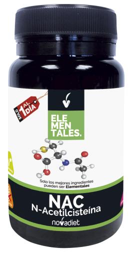 sistema respiratorio ELEMENTAL N-ACETILCISTEINA NAC 30 CAP VEG