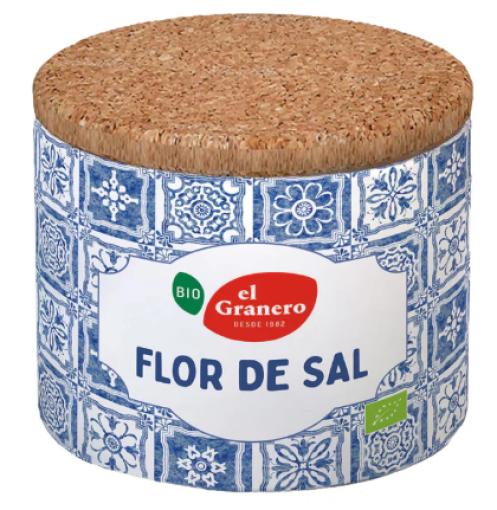 sales, condimentos y salsas FLOR DE SAL DEL ATLANTICO BIO 125G