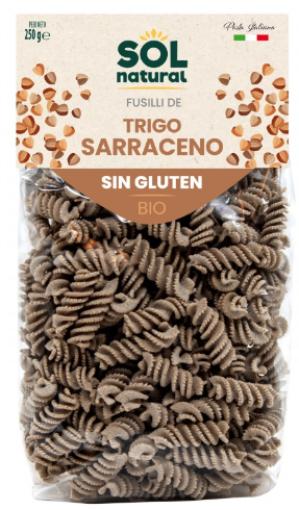 arroz y pasta FUSILLI DE TRIGO SARRACENO BIO 250GR