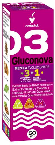 glucosa GLUCONOVA + ACET ESEN CANELA CEYLAN 50ML