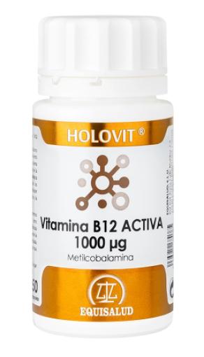 vitaminas HOLOVIT VITAMINA B12 ACTIVA 1000MG 50 CAPS