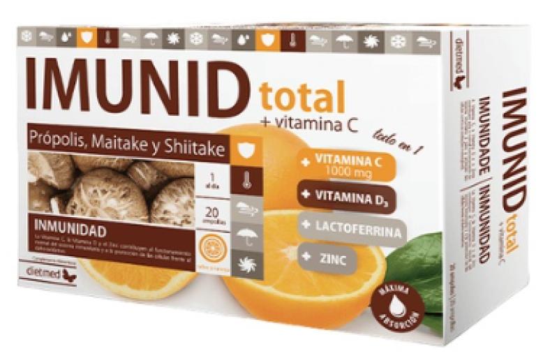sistema inmunológico INMUNID TOTAL 20 AMPOLLAS
