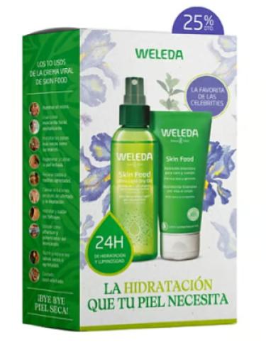 línea corporal PACK 25% DTO SKIN FOOD ORIGINAL 30ML + ACEITE SF