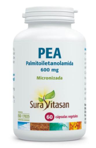 huesos y articulaciones PEA PALMITOILETANOLAMIDA 600MG 60 CAPS