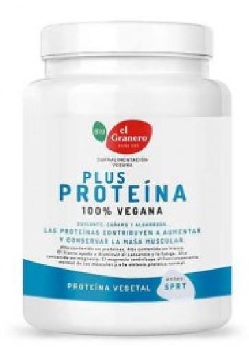 deporte PROTEINA VEGANA GUISANTE, ALGARROBA Y CAÑAMO BIO 600G