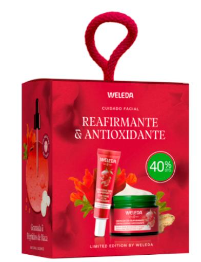 línea facial RUTINA ANTIOXIDANTE (CONTORNO OJOS+CREMA DIA) 40%DTO