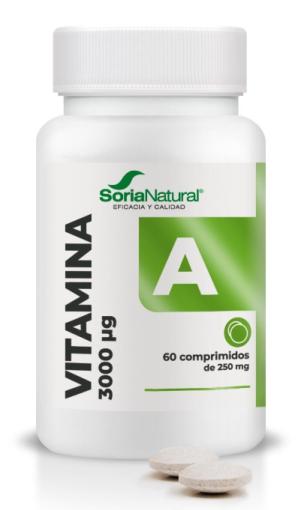 vitaminas VITAMINA A 3000UG 60 COMPRIMIDOS DE 250MG