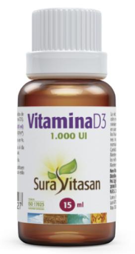 huesos y articulaciones VITAMINA D3 LIQUIDO 1000UI 15ML