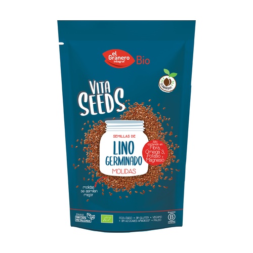 granos y semillas VITASEEDS LINO MOLIDO GERMINADO BIO 200G S/G