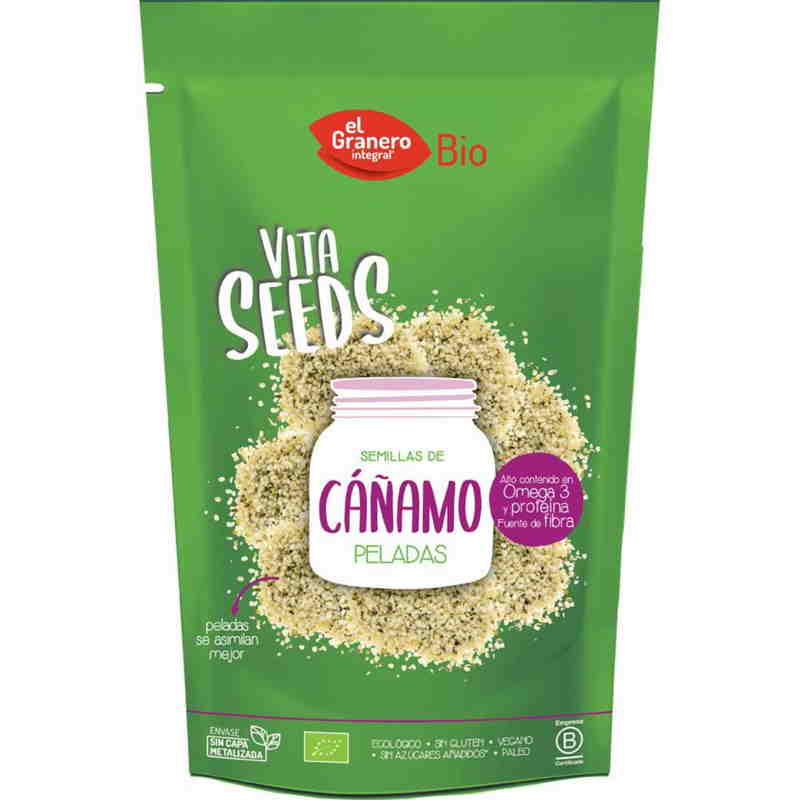 granos y semillas VITASEEDS SEMILLAS CAÑAMO PELADO 200 grs S/G